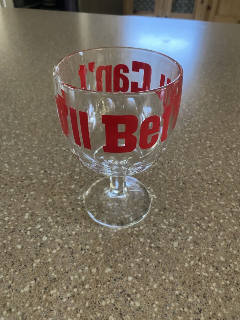 I'll Bet You Can't cup